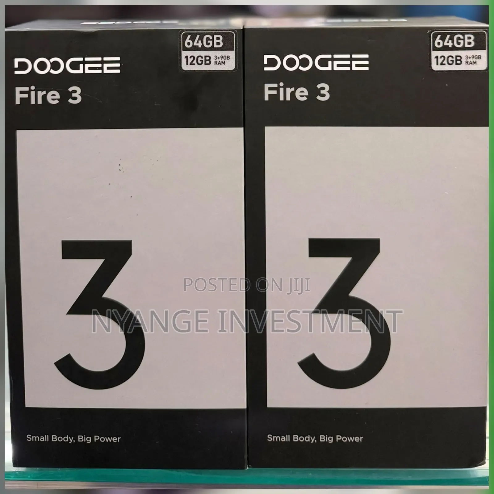 New Doogee Fire 3 Pro 128 GB Black