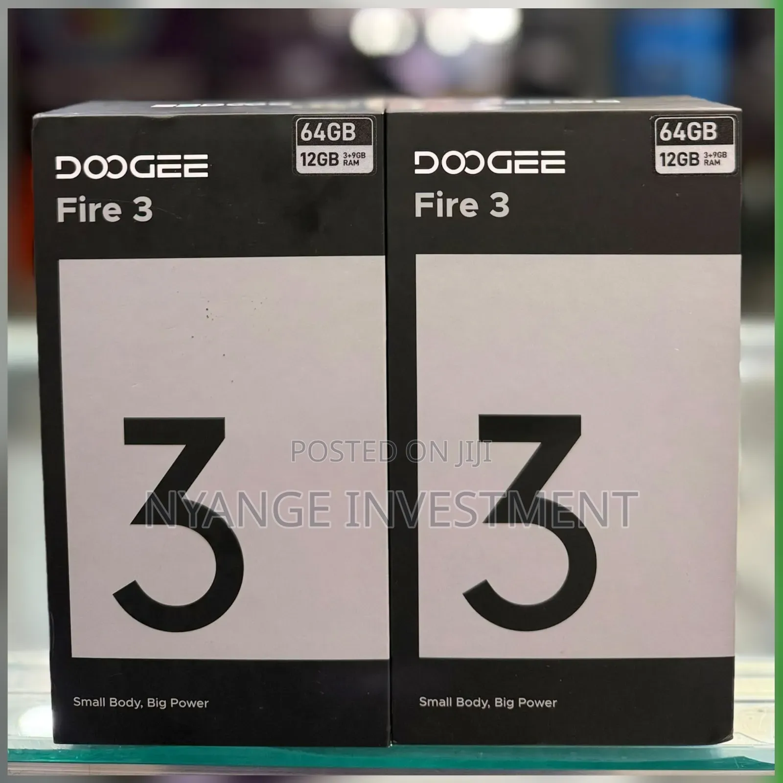 New Doogee Fire 3 Pro 128 GB Black