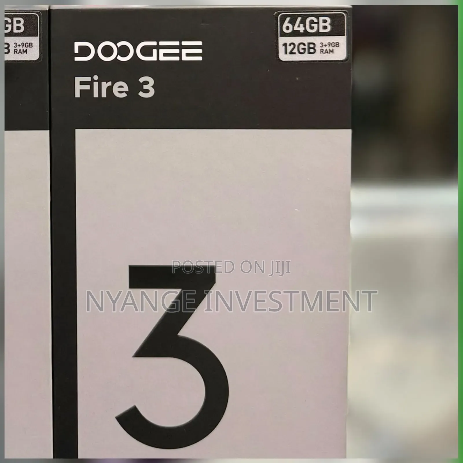 New Doogee Fire 3 Pro 128 GB Black