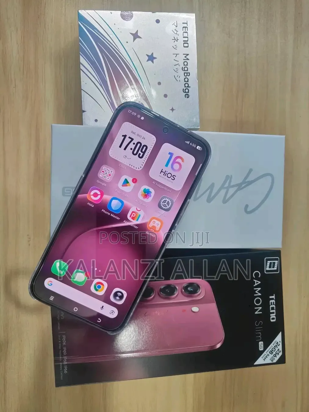 New Tecno Camon Slim 256 GB Red