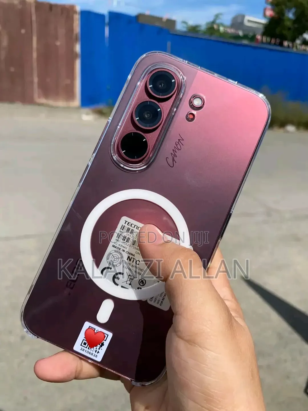 New Tecno Camon Slim 256 GB Red