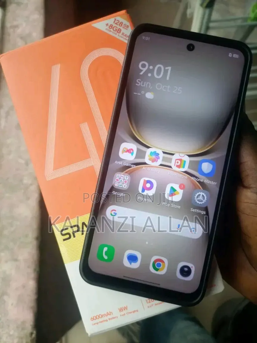 New Tecno Spark 40 256 GB Gray