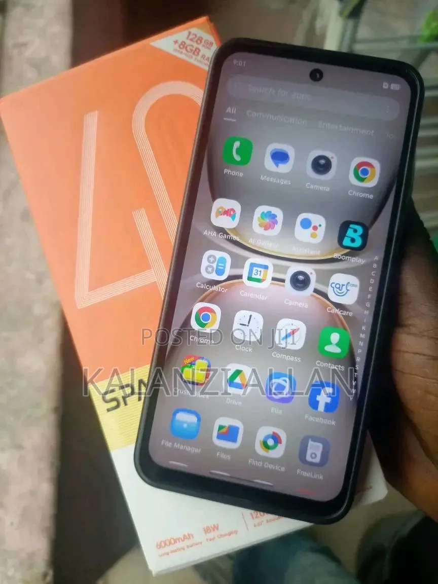 New Tecno Spark 40 256 GB Gray