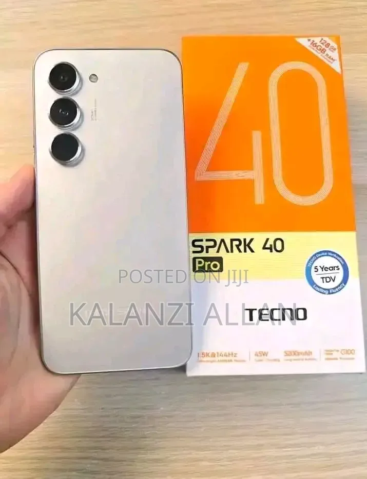 New Tecno Spark 40 Pro 256 GB Gray