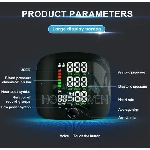 Digital Wrist Blood Pressure Monitor