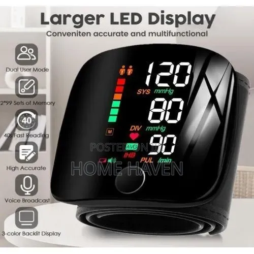 Digital Wrist Blood Pressure Monitor