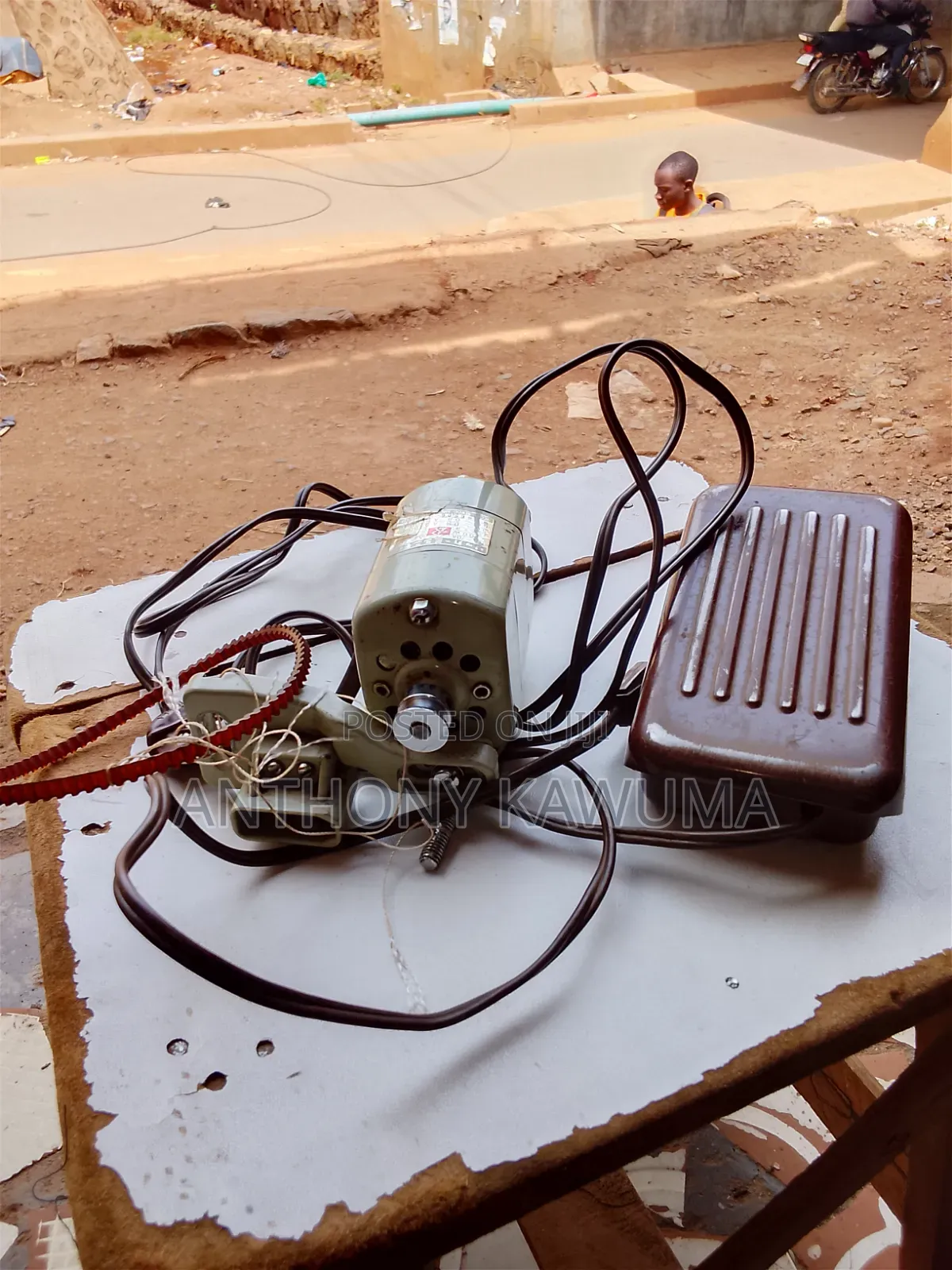 Sewing Machine Motor and Pedal
