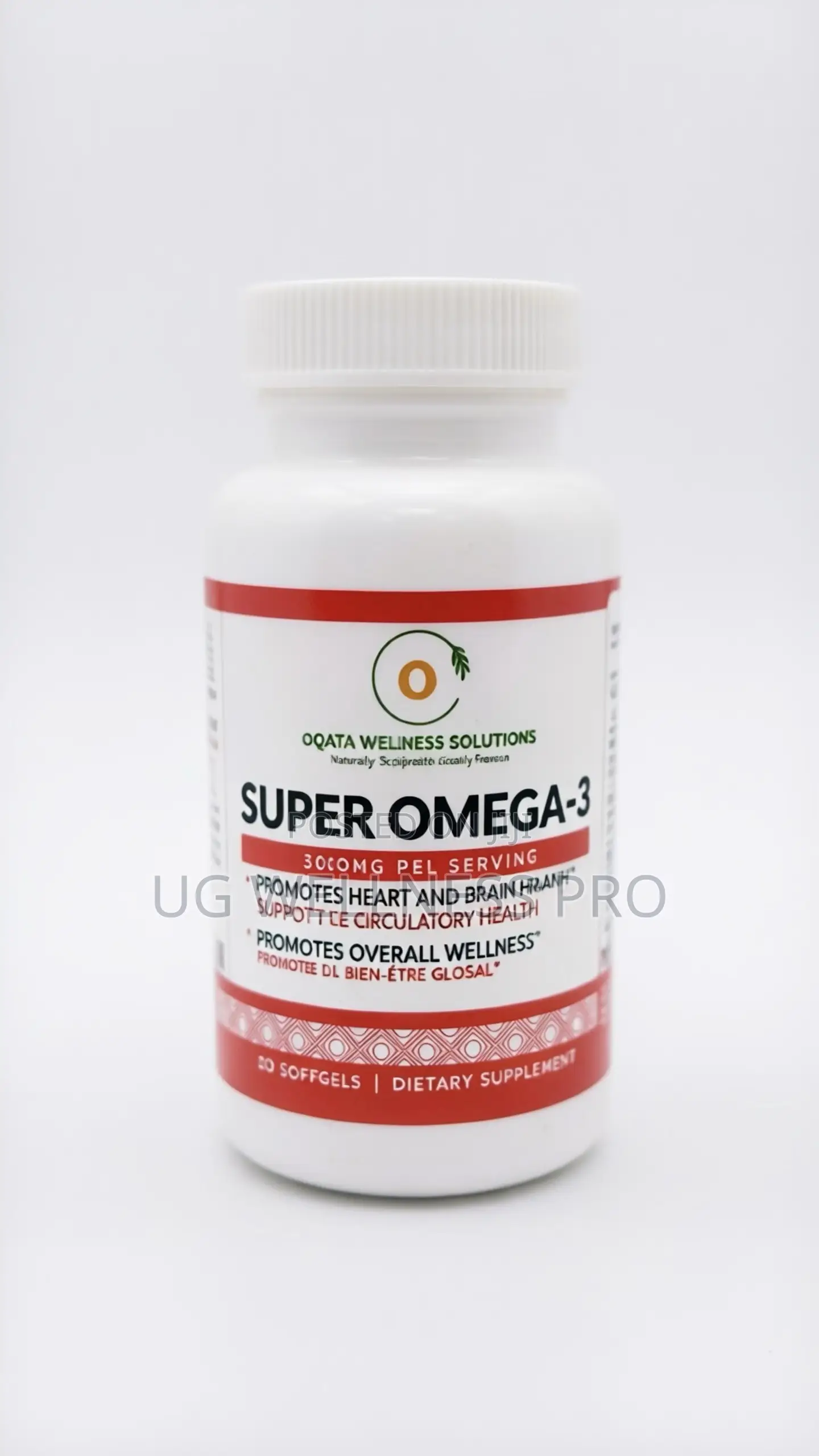 Super Omega-3 1000mg (30 Softgels) Heart, Brain & Circulatory Support