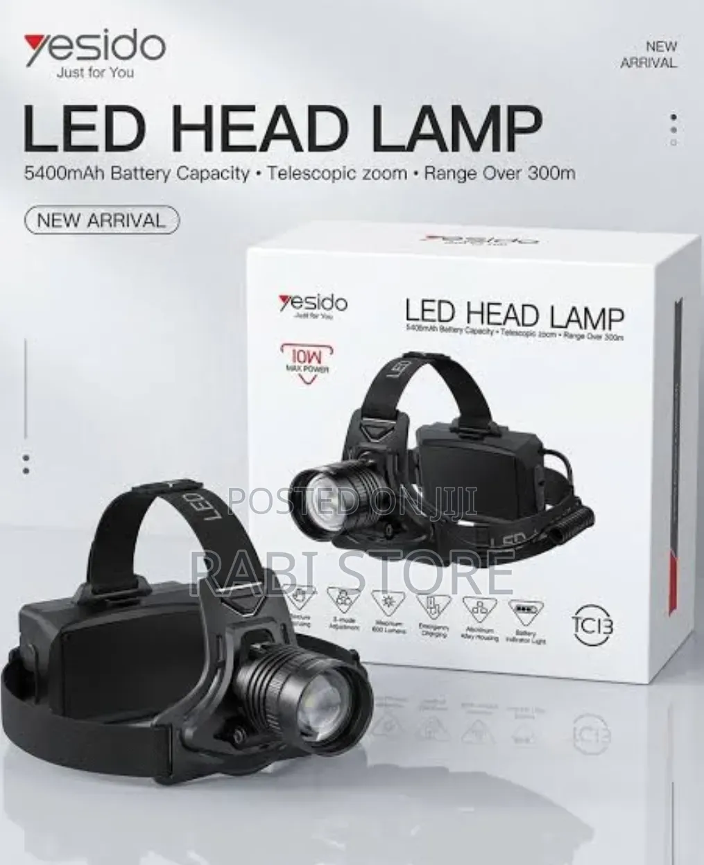 Yesido Led Head Lamp