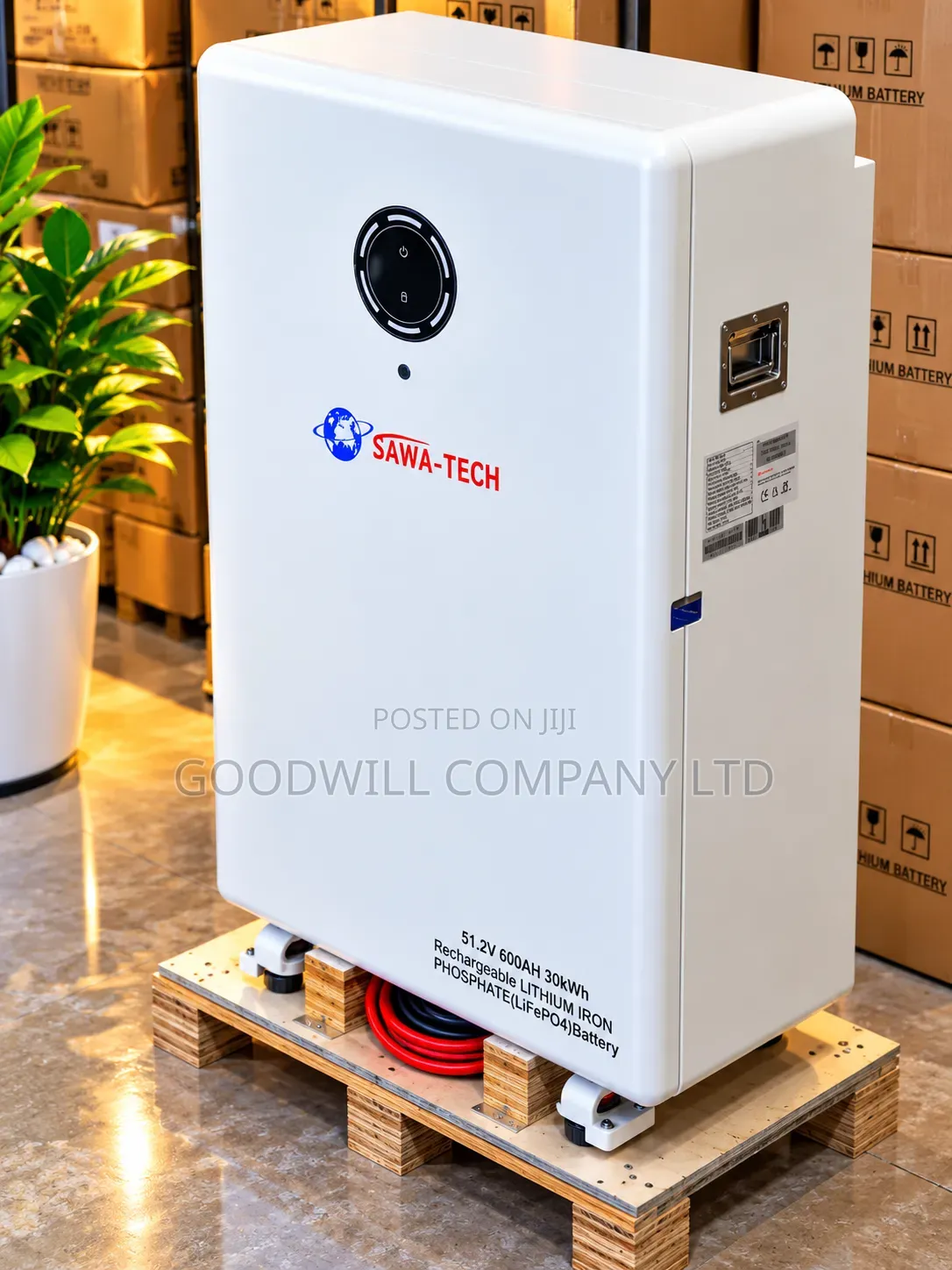 30kwh 600ah 51.2v Sawa Tech Lithium Battery