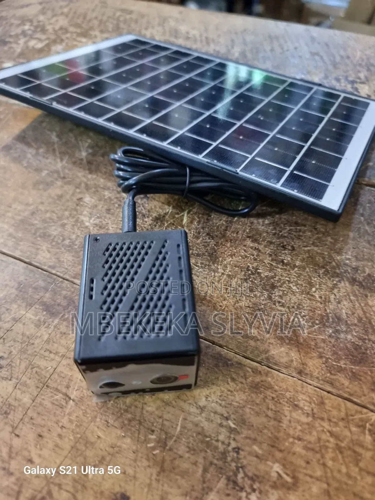 Spy Solar Camera With Solar Panel 24/7 Security Surveillance