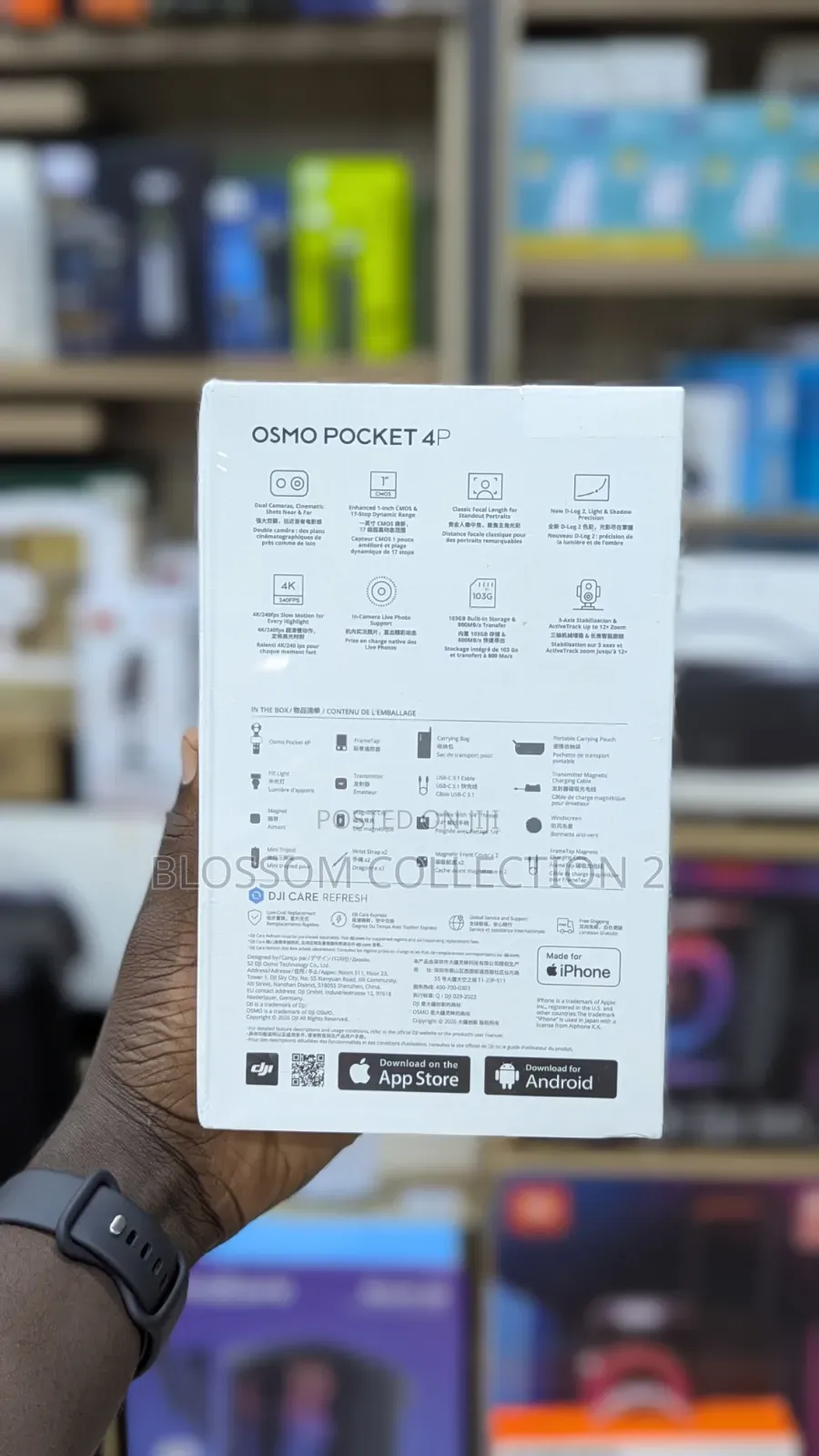 DJI Osmo Pocket 4P Vlog Combo, Dual-Lens Vlog Camera, Cinematic 4K