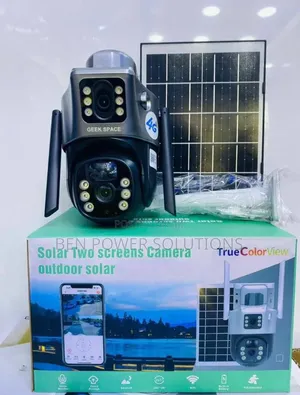 Two Screens Outdoor Solar Camera
