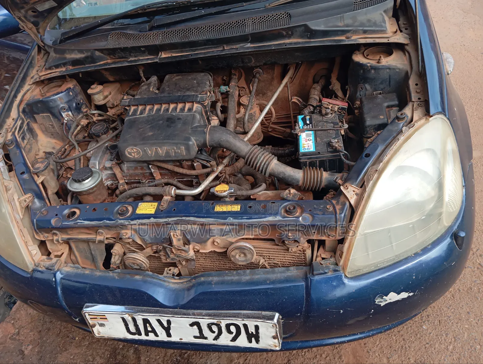 Toyota Vitz 1.3 AWD 3dr 2002 Blue