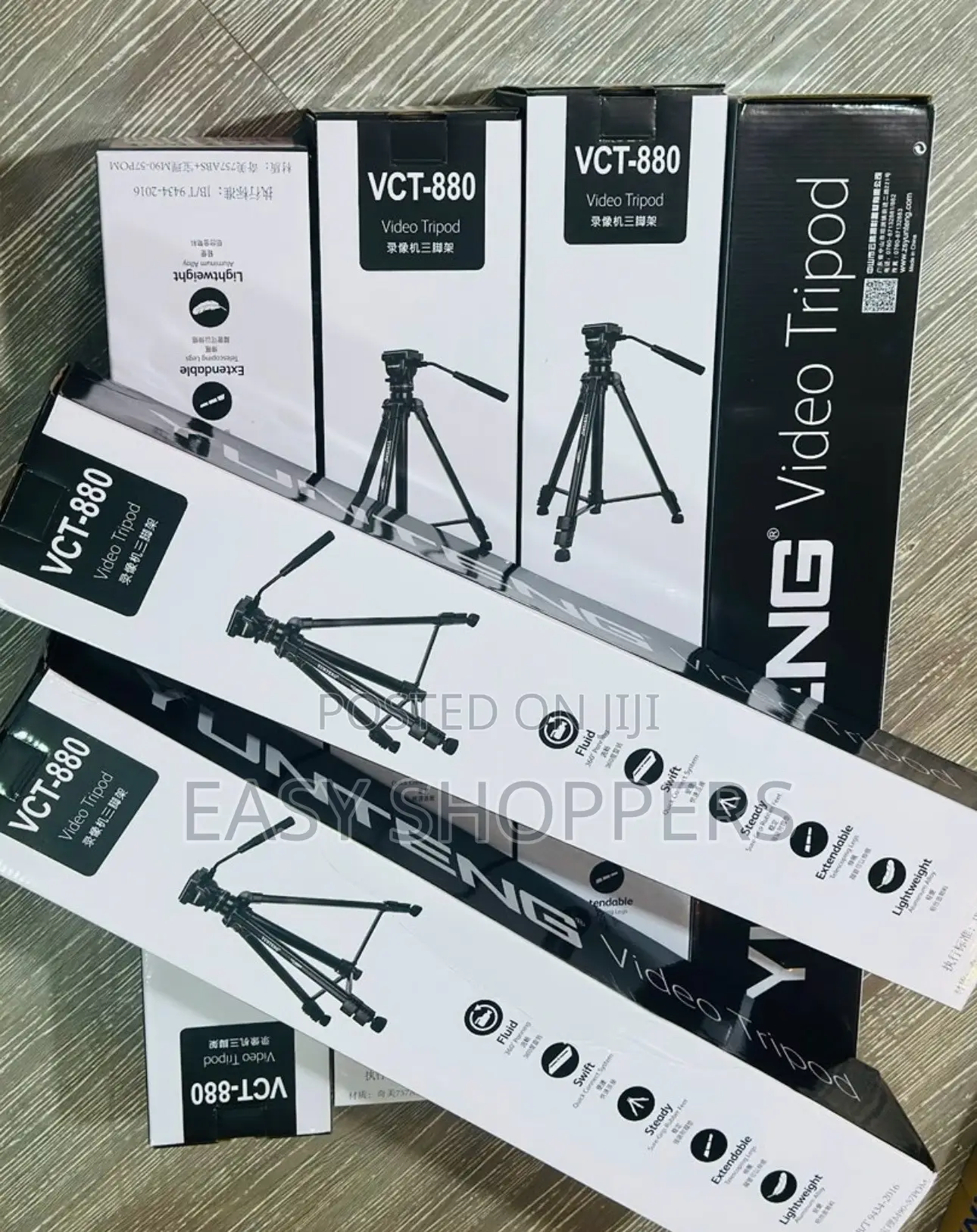 Yunteng VCT-880 Video Tripod Stand for Photography