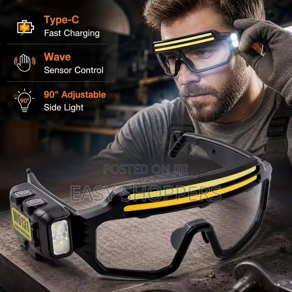 Smart Sensor Glasses Light Hands-Free LED Protective Glasses