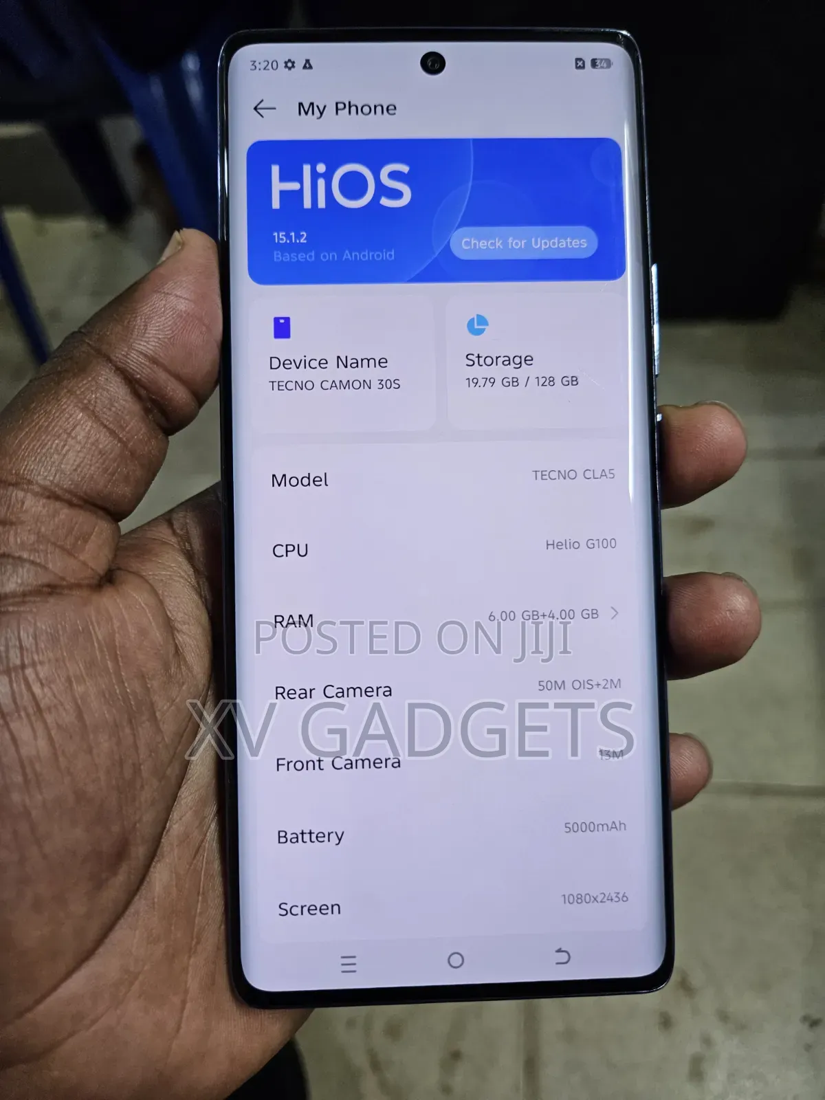 Tecno Camon 30S 128 GB Black