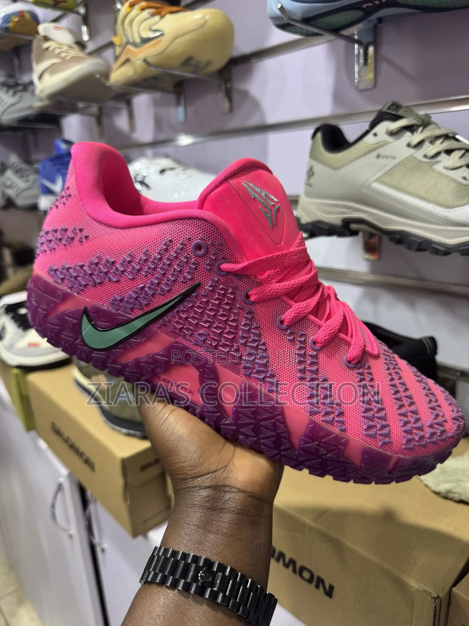 Pink Nike Ja 3 Basketball Shoes