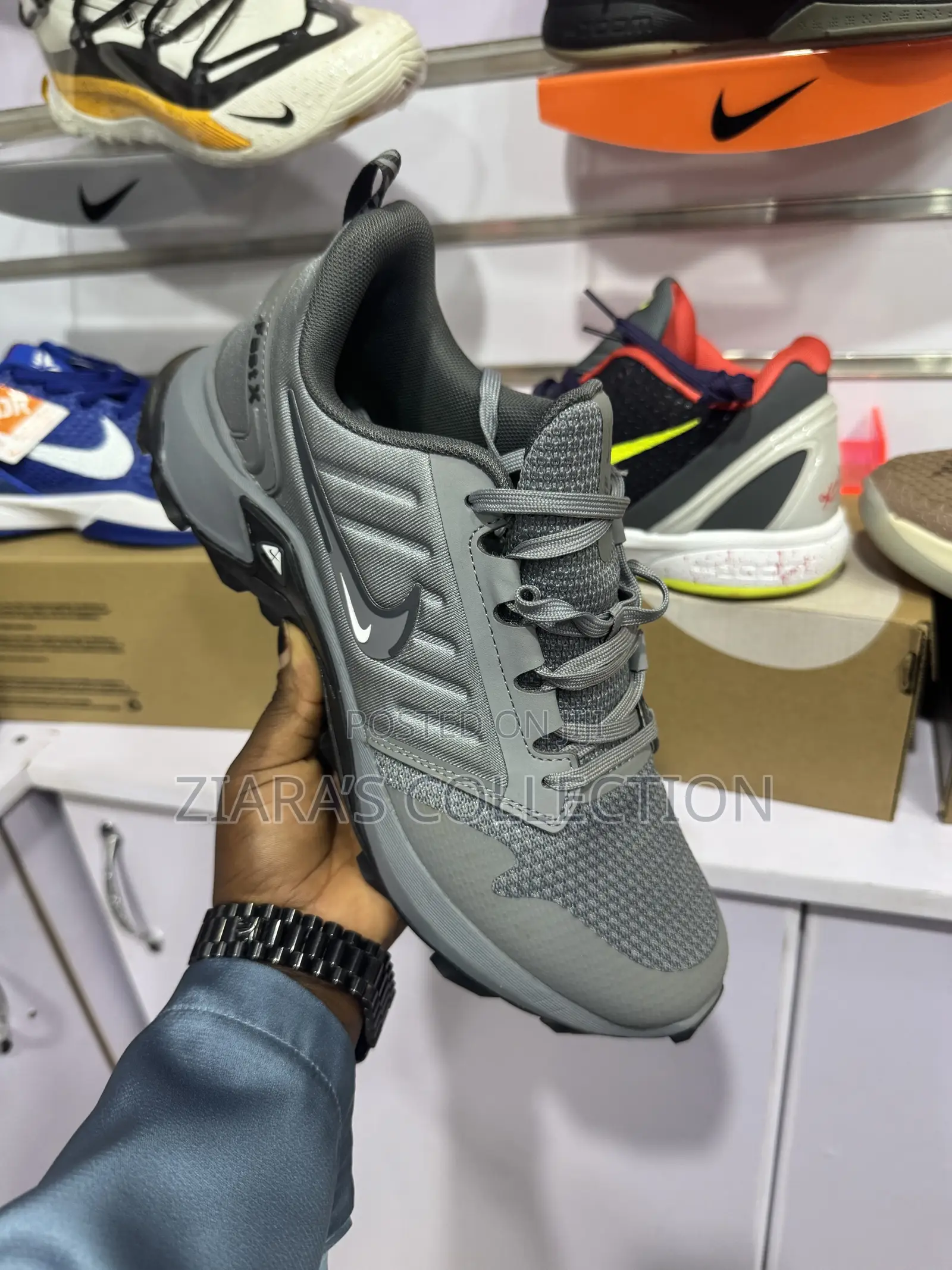 Gray Nike Fast X Sneakers