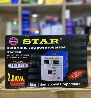 STAR ST-2000A 2.0KVA Automatic Voltage Regulator | Dual 110v/220v