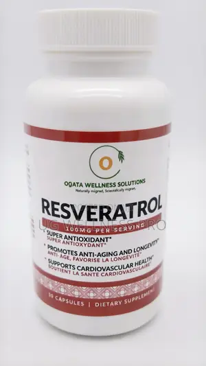 Resveratrol 100mg (30 Caps) - Super Antioxidant & Anti-Aging Formula