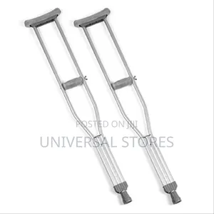 Lightweight Aluminum Axillary (Underarm) Crutches