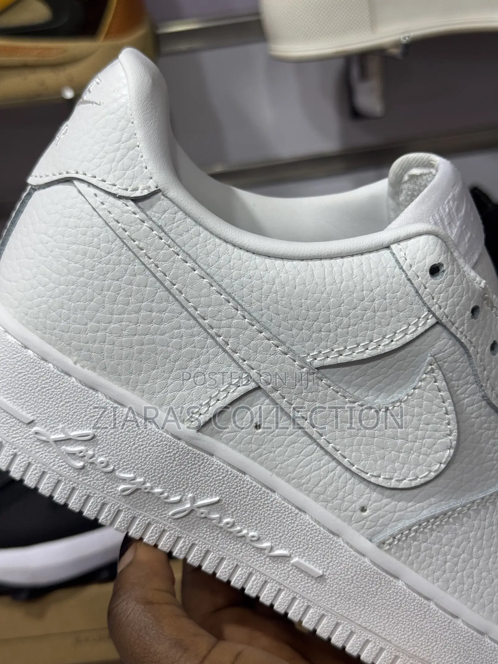White Nike Air Force 1 Love You Forever X Nocta Sneakers