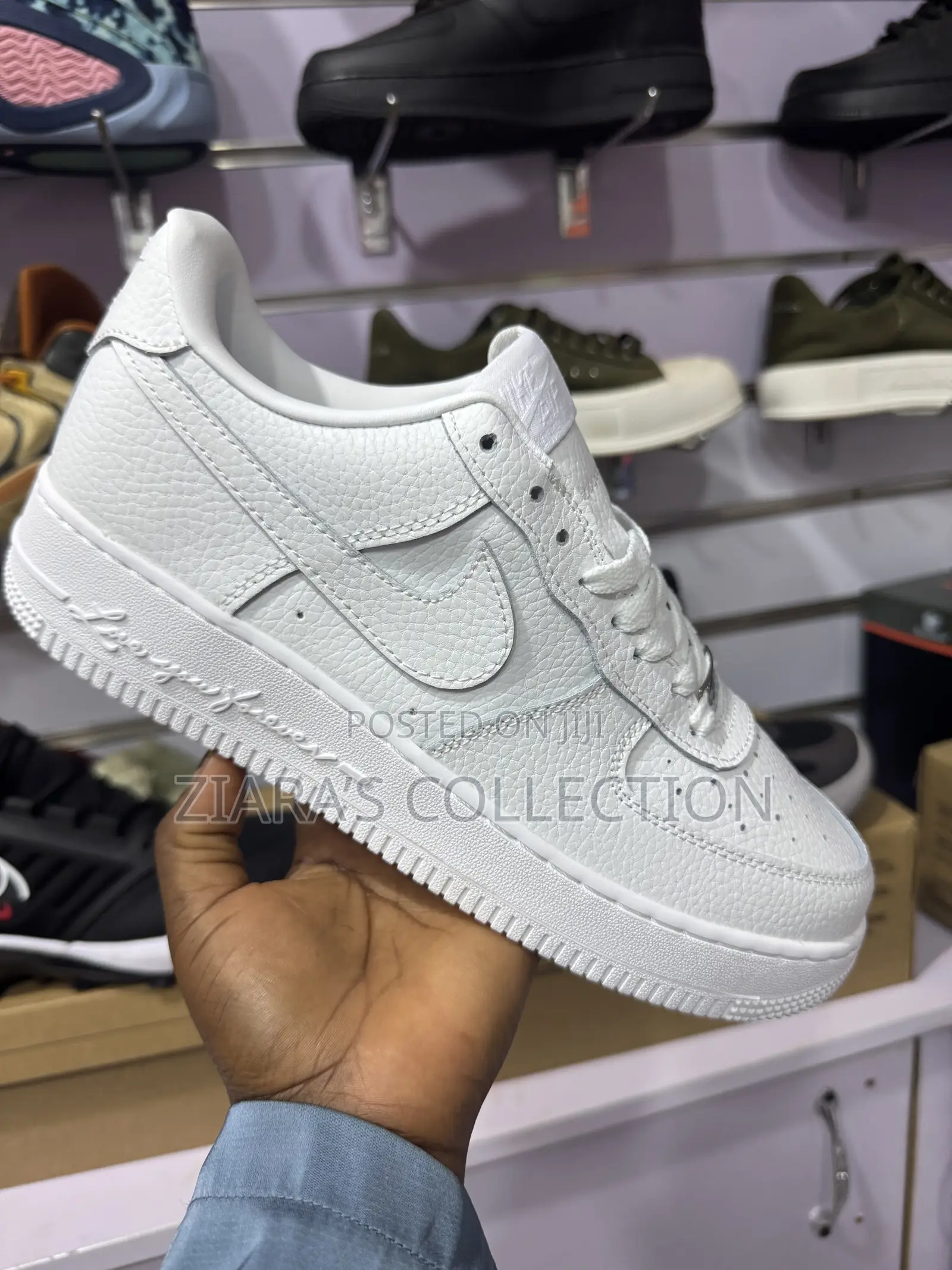 White Nike Air Force 1 Love You Forever X Nocta Sneakers