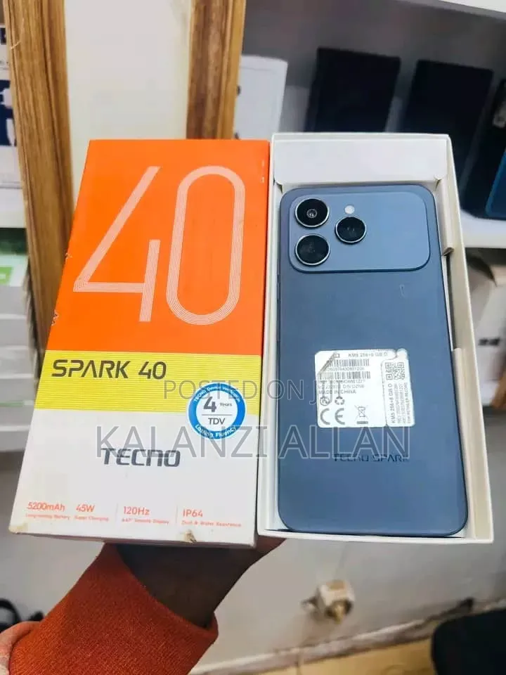 New Tecno Spark 40 256 GB Blue