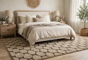 Light Brown Turkish Carpet. Can Be Used as a Centre Carpet or Bedside