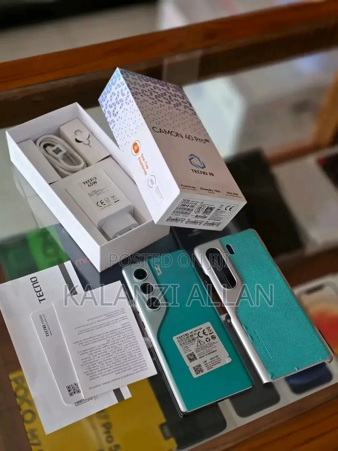 New Tecno Camon 40 Pro 5G 256 GB Green