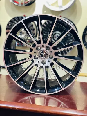 Benz Rims Black and Sliver Size 19.