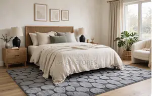 Dark Gray Turkish Carpet. Can Be Used as a Centre Carpet or Bedside