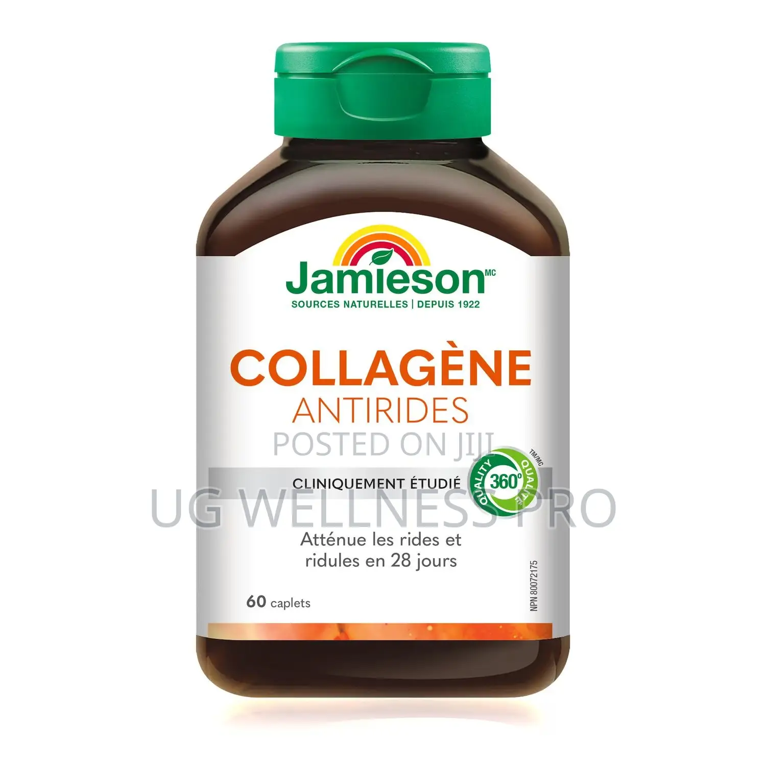 Jamieson Collagen Anti-Wrinkle Caplets, 2500 Mg, 60 Count