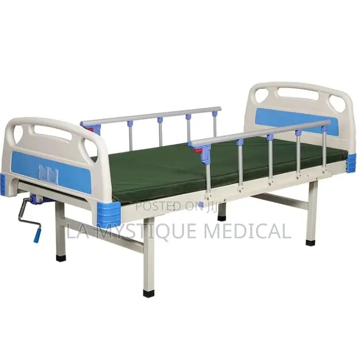 Single Crank Abs Board Bed With a Mattress