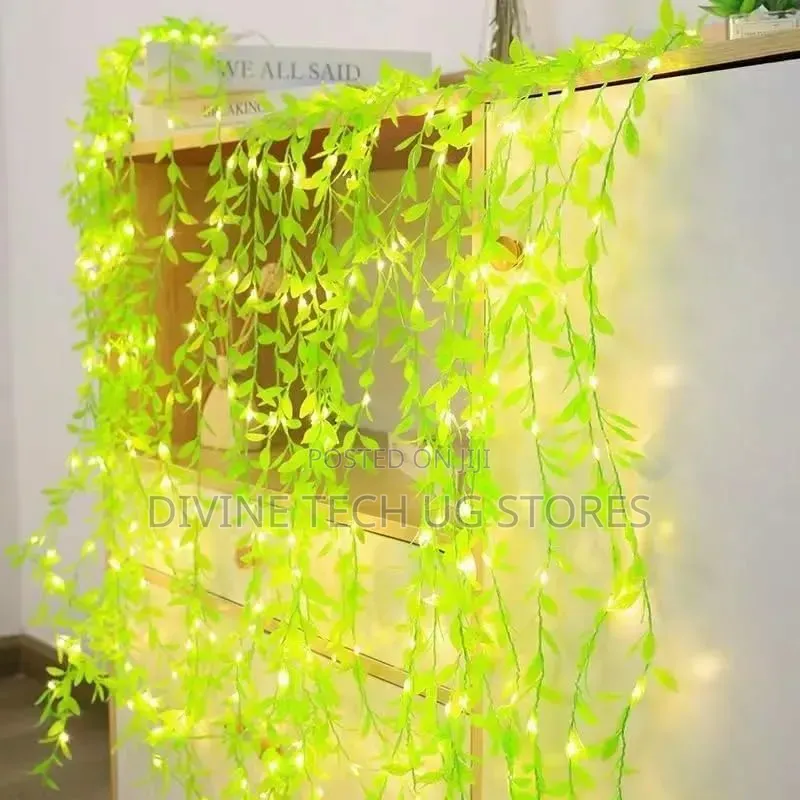Artificial Leaf Curtain Lights 3m X 1m Fall, Christmas String Lights
