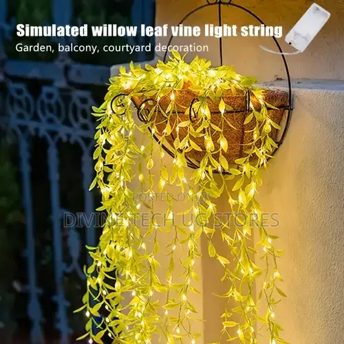 Artificial Leaf Curtain Lights 3m X 1m Fall, Christmas String Lights