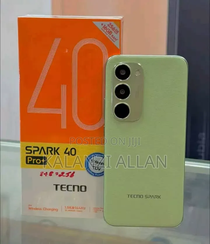 New Tecno Spark 40 Pro+ 256 GB Green