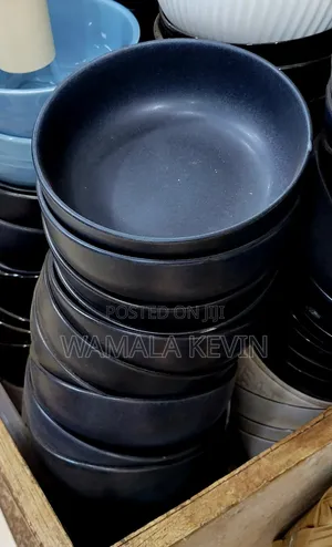 Black Ceramic Plates