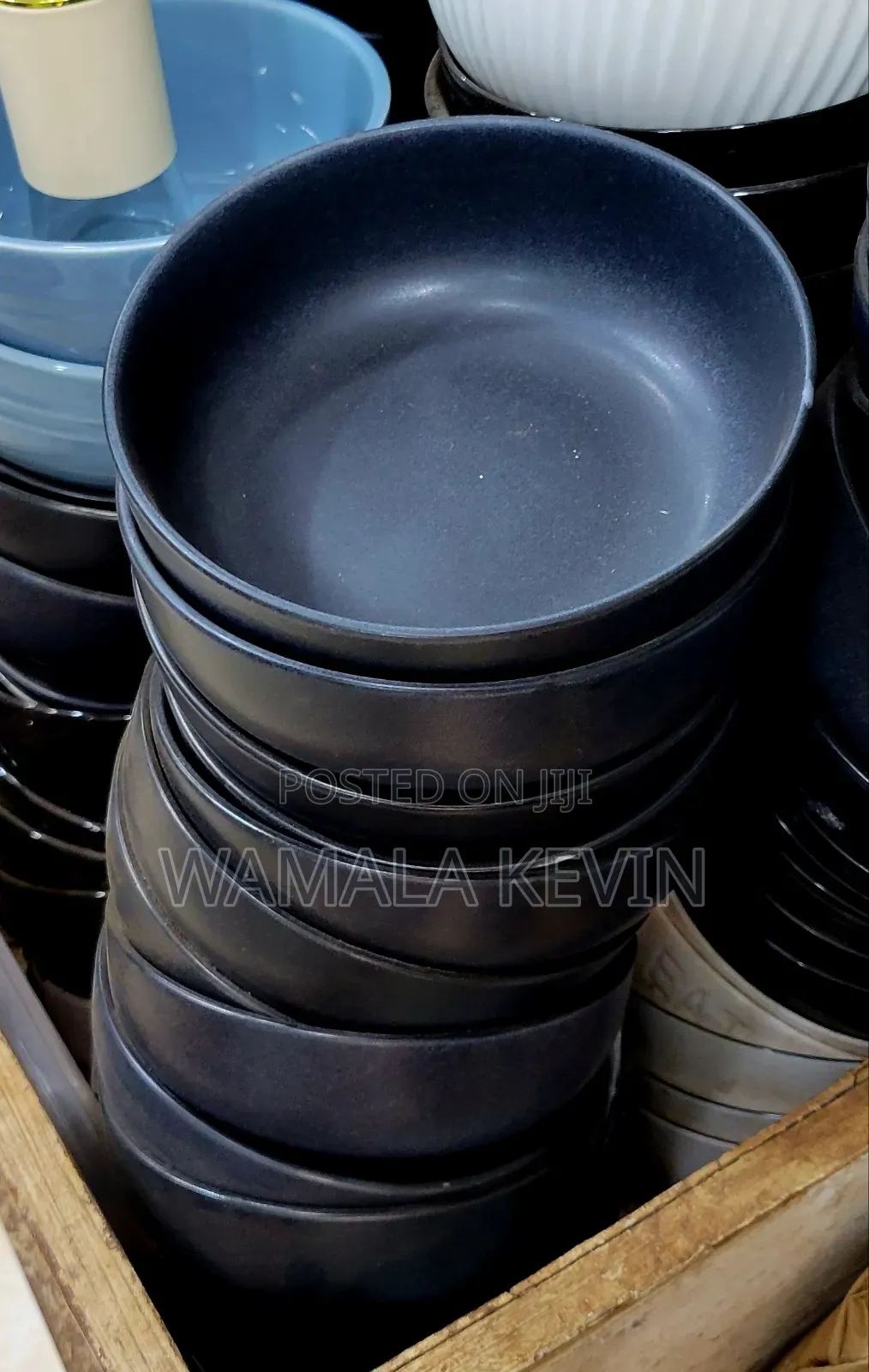 Black Ceramic Plates