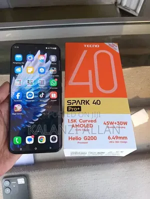 New Tecno Spark 40 Pro+ 256 GB Silver