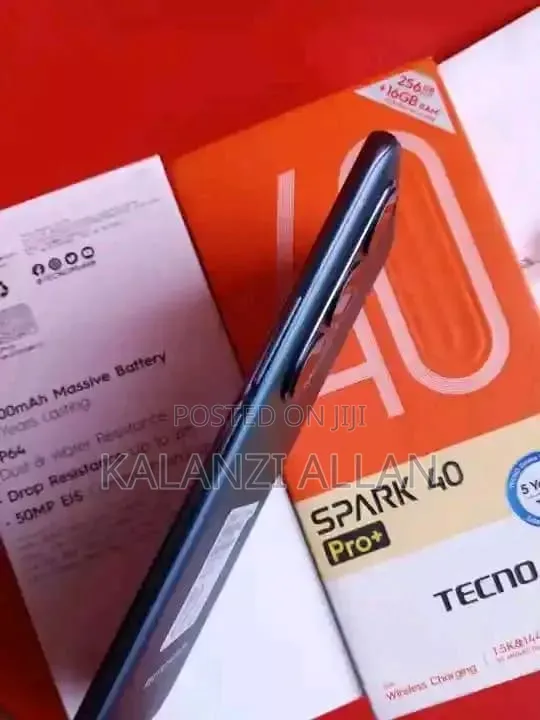 New Tecno Spark 40 Pro+ 256 GB Silver