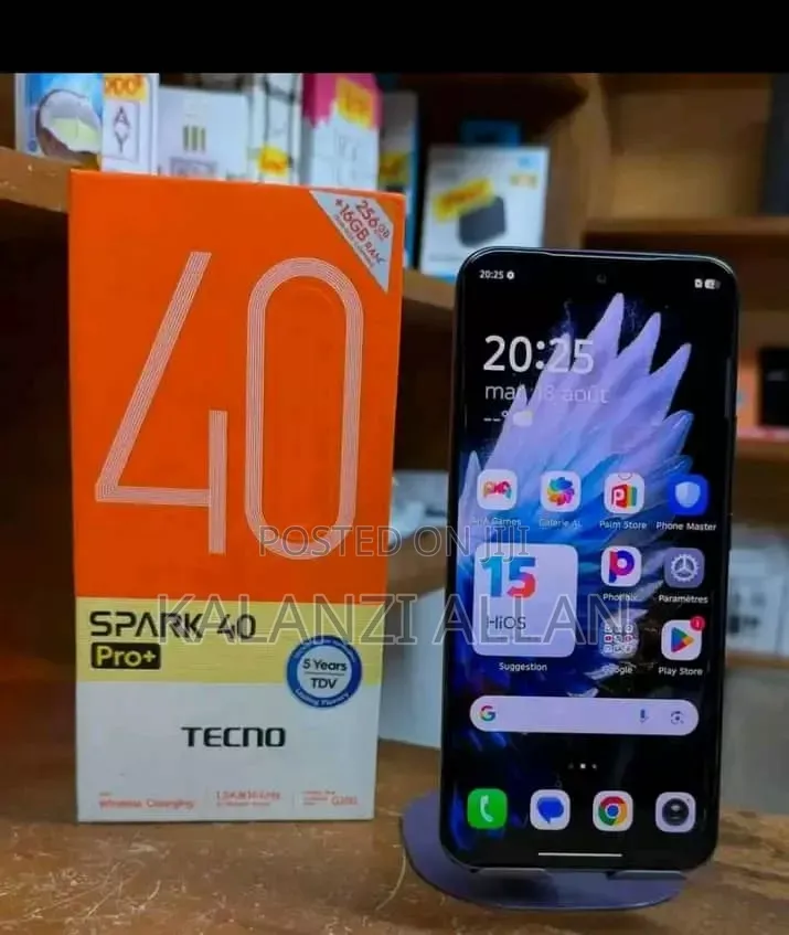 New Tecno Spark 40 Pro+ 256 GB Silver