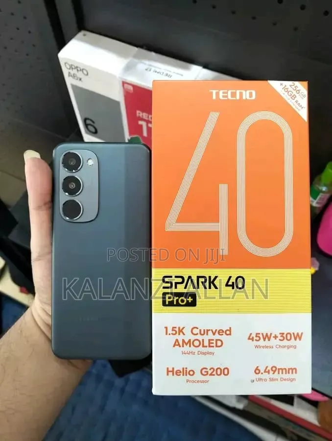 New Tecno Spark 40 Pro+ 256 GB Silver