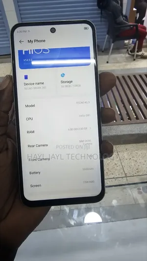 Tecno Spark 30C 128 GB White