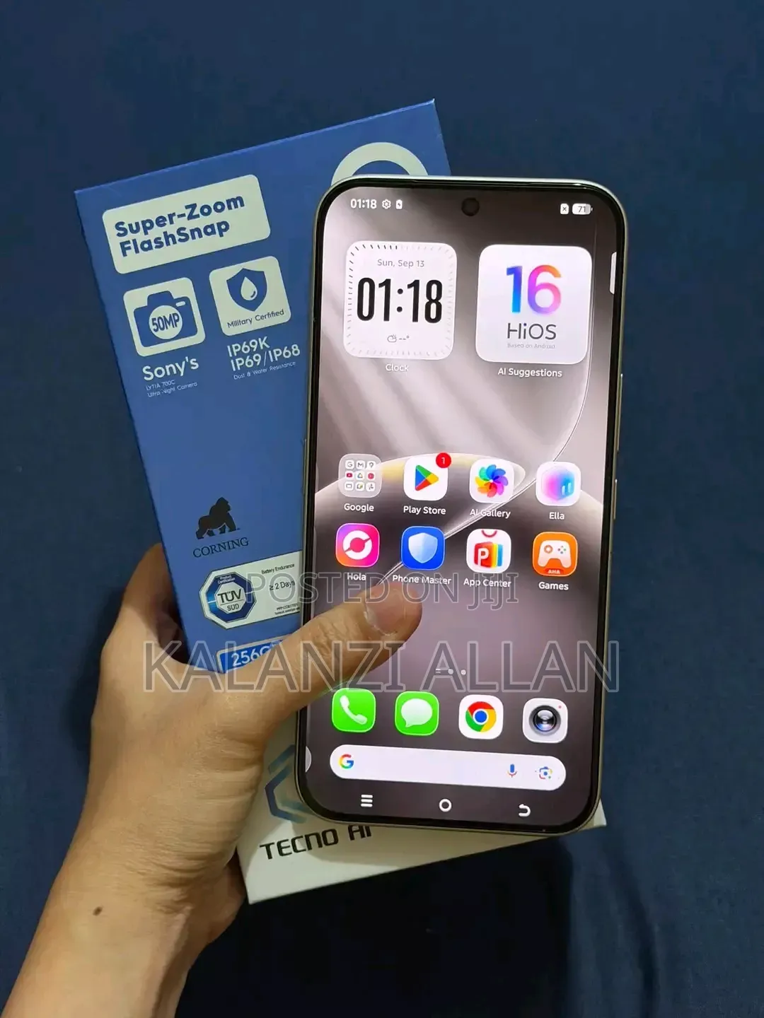 New Tecno Camon 50 256 GB Gold