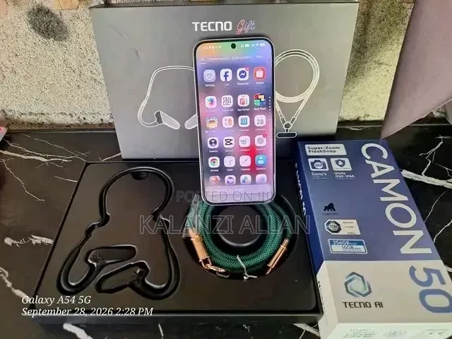 New Tecno Camon 50 256 GB Gold