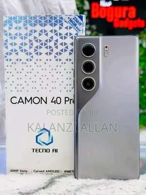 New Tecno Camon 40 Pro 5G 256 GB Gray