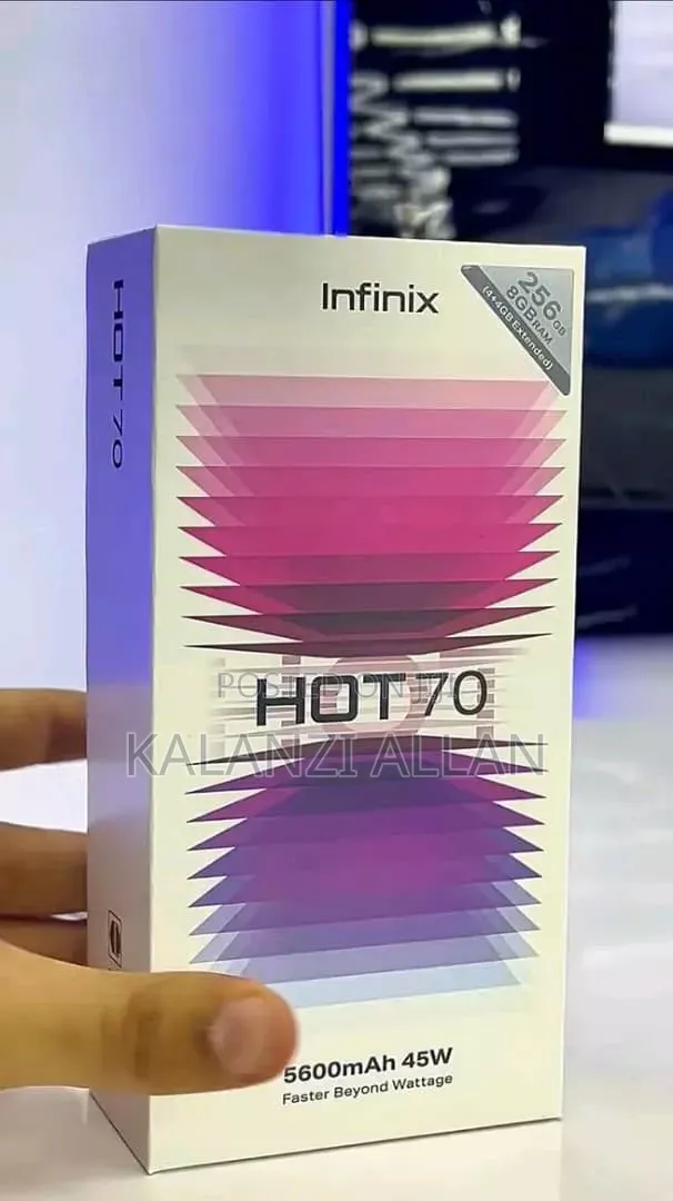 New Infinix Hot 70 256 GB Black