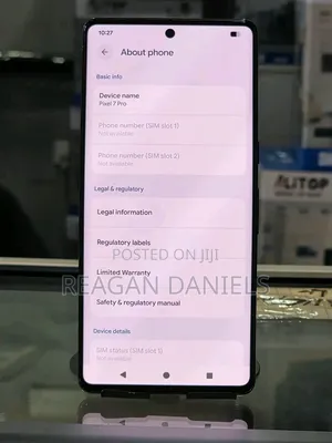 Google Pixel 7 Pro 128 GB Black
